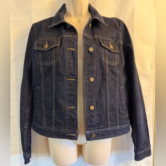 Ralph Lauren Dark Blue Denim Women’s Jean Jacket Sz-S. DD1 - Picture 4 of 10